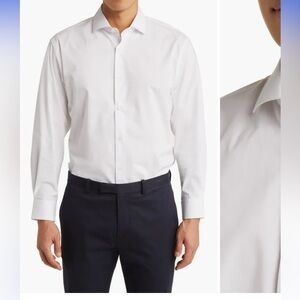 Men's Classic White Dress Shirt